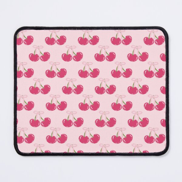 Item preview, Pink Coquette Ribbon With Cherries Seamless Pattern designed and sold by Khinoo.