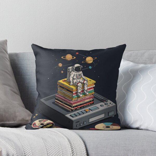 Aperçu de l'œuvre Astronaute fantaisiste sur CD : des illustrations inspirées de la musique rétro créée et vendue par Collision19.