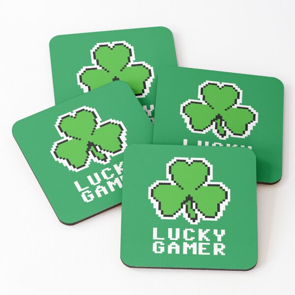 Item preview, Lucky Gamer 8bit Pixel art St Patrick's day shirt designed and sold by SpecialtiesShop.