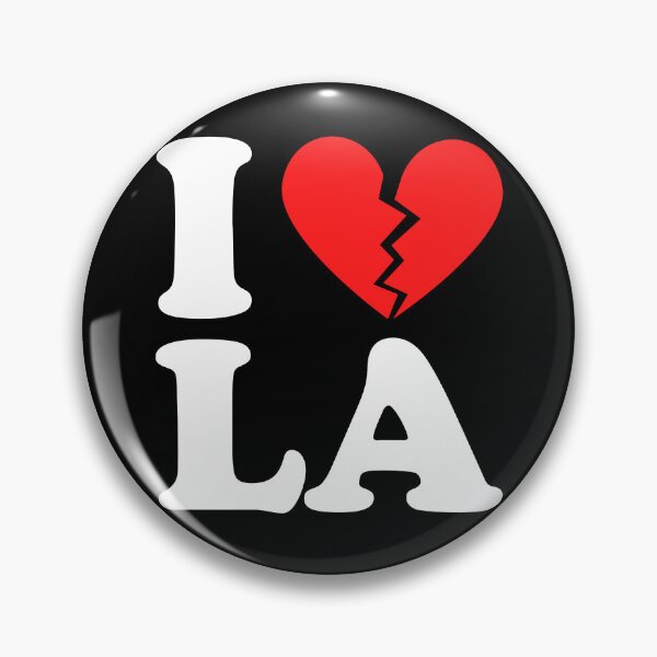 Item preview, I Love LA Broken Heart designed and sold by fusedtees.