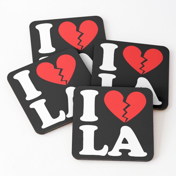 Item preview, I Love LA Broken Heart designed and sold by fusedtees.