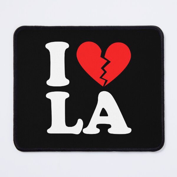 Item preview, I Love LA Broken Heart designed and sold by fusedtees.