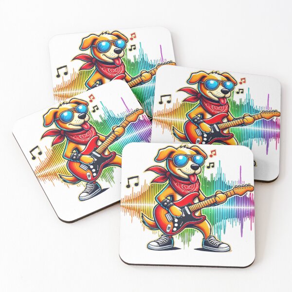 Item preview, Rockstar Dog with Guitar designed and sold by Nauert's.
