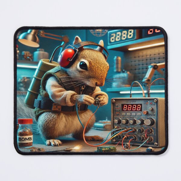 Item preview, Squirrel Bomb  designed and sold by VHSVIBES.