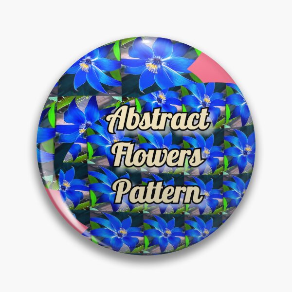 Item preview, Deep Bluish Flowers Pattern designed and sold by Patternflower.