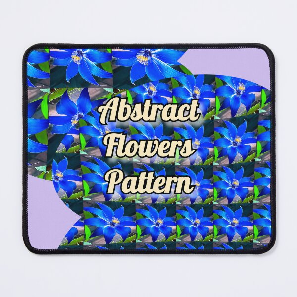 Item preview, Deep Bluish Flowers Pattern designed and sold by Patternflower.