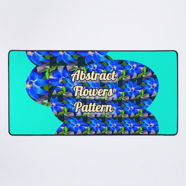 Item preview, Deep Bluish Flowers Pattern designed and sold by Patternflower.