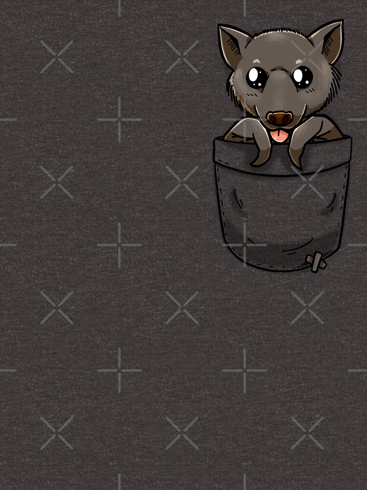 Thumbnail 7 of 7, Essential T-Shirt, Cute Pocket Fruit Bat designed and sold by TechraNova.