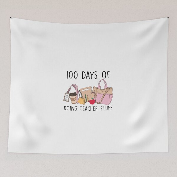 Item preview,  100 Days Doing Teacher Stuff - 100 Days Of Shcool Teacher designed and sold by catnolioo.