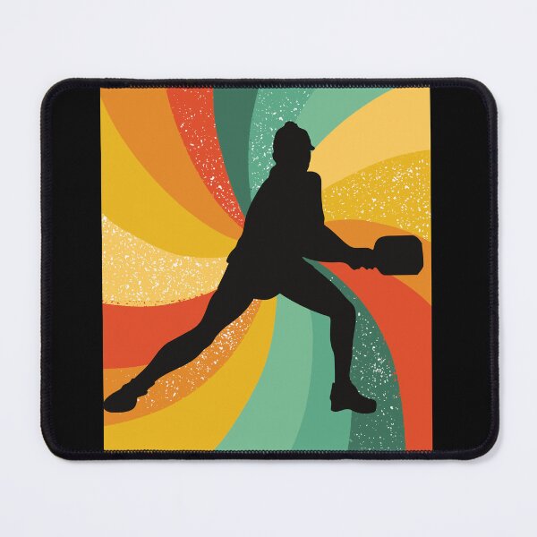 Item preview, Pickleball Silhouette on spinning color designed and sold by PZI Picklewear.