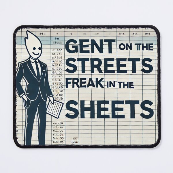 Item preview, Gent on the streets, freak in the sheets! designed and sold by VHSVIBES.