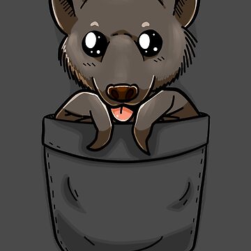 Artwork thumbnail, Cute Pocket Fruit Bat by TechraNova