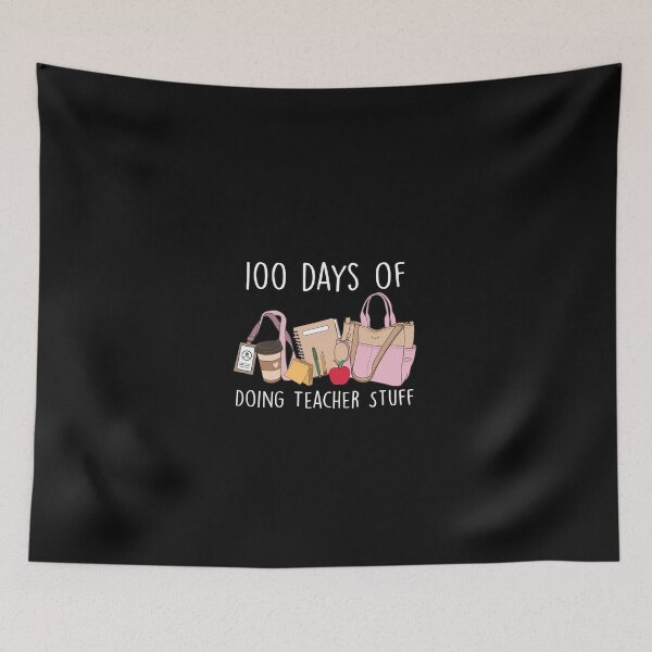 Item preview, 100 Days Doing Teacher Stuff - 100 Days Of Shcool Teacher 2 designed and sold by catnolioo.
