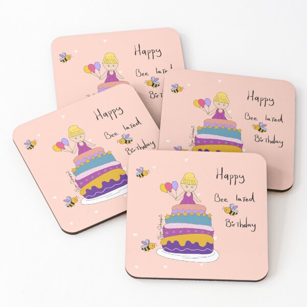 Item preview, Polly pocket Happy bee lated birthday  designed and sold by Olga Schembri.