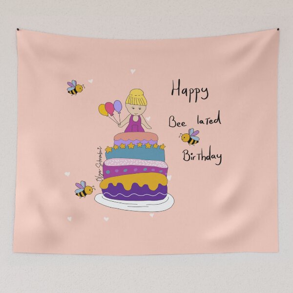 Item preview, Polly pocket Happy bee lated birthday  designed and sold by Keddmia.