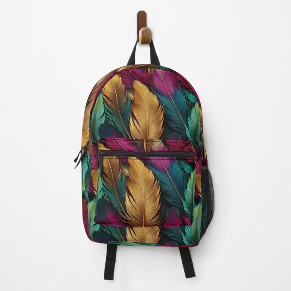 Item preview, Exotic bird feathers mixed in metallic colors designed and sold by Designbes.