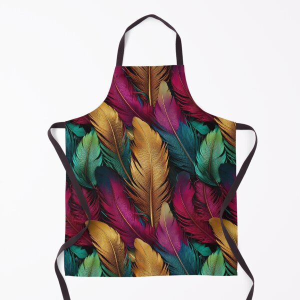 Item preview, Exotic bird feathers mixed in metallic colors designed and sold by Designbes.