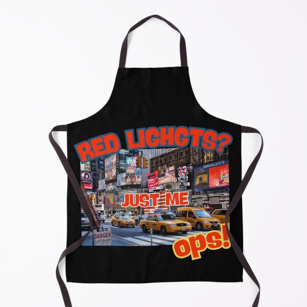 Item preview, Red Lights Just Me - Funny Urban Sarcastic Traffic Design designed and sold by TousheArt.
