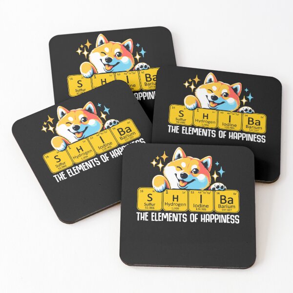 Item preview, Shiba Elements of Happiness Shiba Inu Table of Elements designed and sold by Dressed For  Duty.
