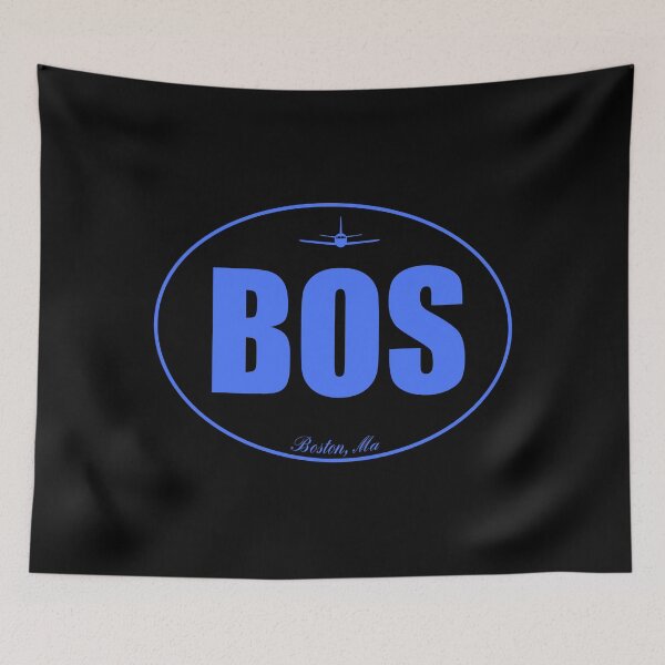 Item preview, BOS Boston Massachusetts Ma Airport Code designed and sold by Lartheviking.