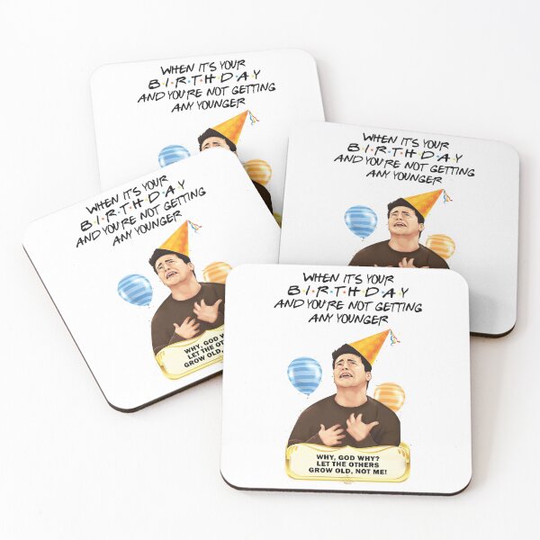 Item preview, Friends - Happy Birthday getting older designed and sold by UniqueTrick.