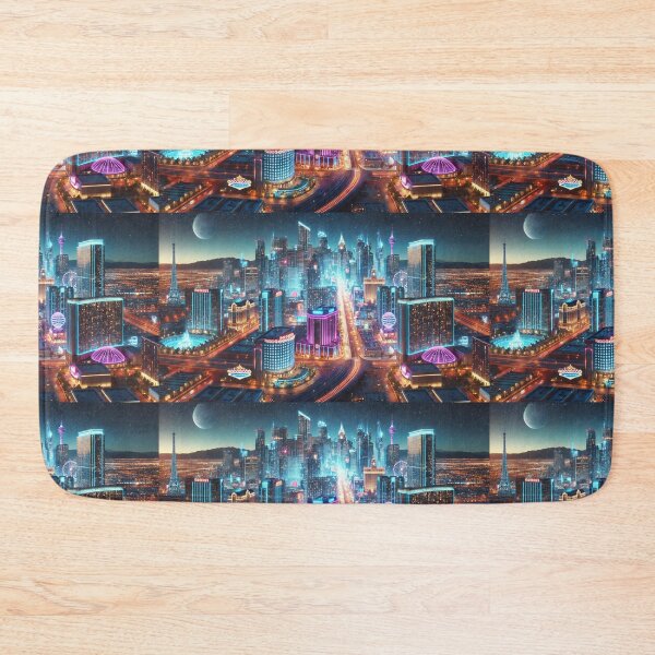 Item preview, Neon Nights of Tomorrow: A Futuristic Cityscape designed and sold by Meta2Physical.