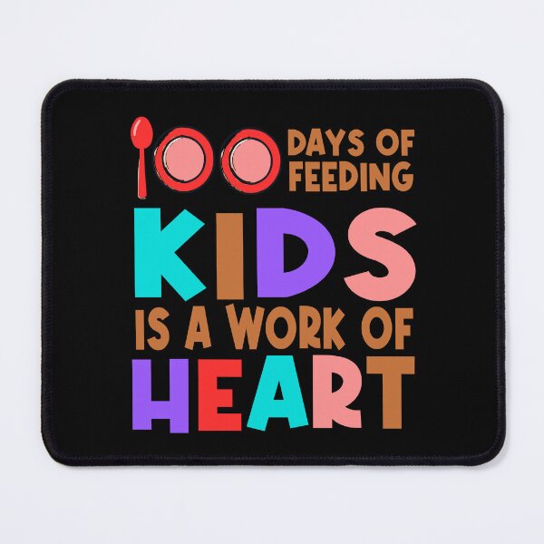 Item preview, 100 Days of Feeding Kids School Canteen Worker Lunch Lady designed and sold by Colorfulman.