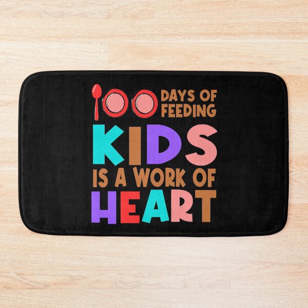 Item preview, 100 Days of Feeding Kids School Canteen Worker Lunch Lady  designed and sold by Colorfulman.
