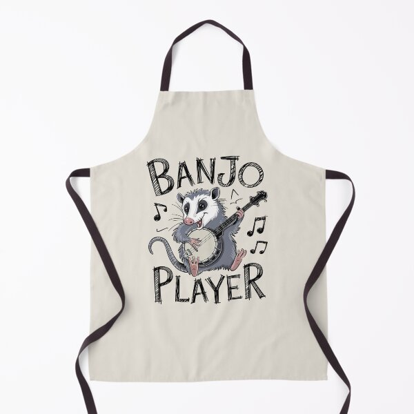 Item preview, Funny Opossum Playing Banjo designed and sold by AniArtPL.