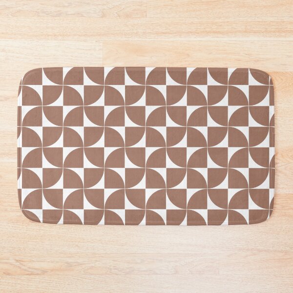Item preview, Mocha Mousse and White Quarter Circle Pattern designed and sold by starrylite.