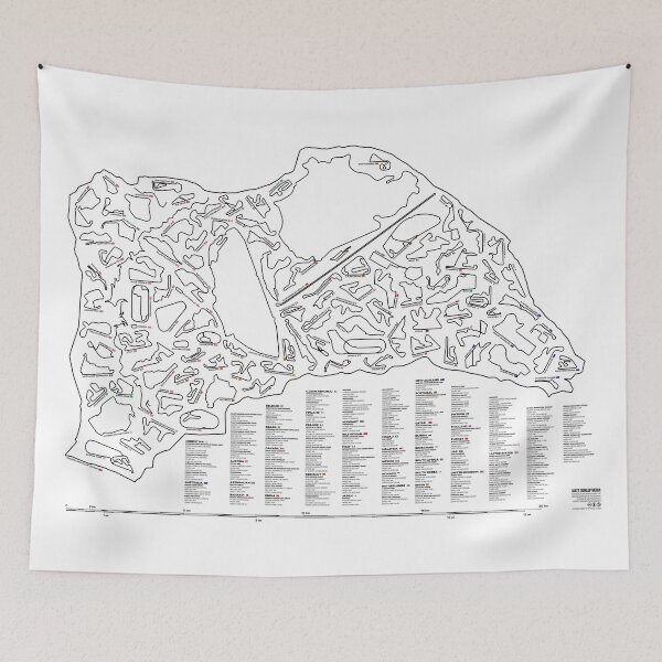Item preview, Race Tracks to Scale - Listed and Labelled designed and sold by Matt Dunlop.