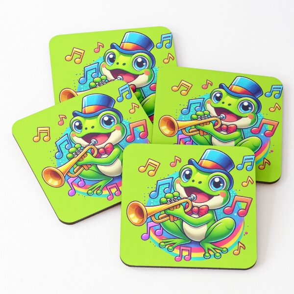 Item preview, Trumpet-Playing Frog Rockstar designed and sold by Nauert's.