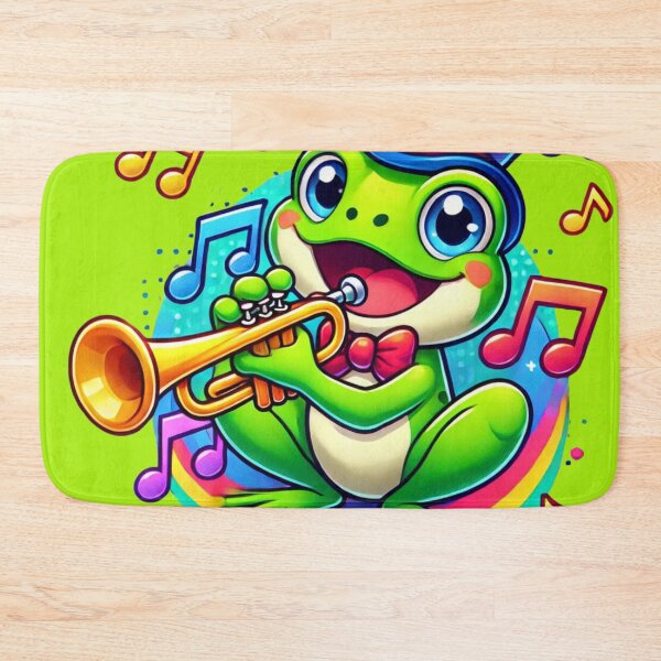 Item preview, Trumpet-Playing Frog Rockstar designed and sold by Nauert's.