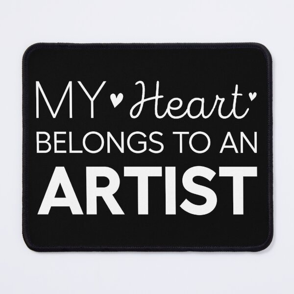 Item preview, My Heart Belongs To An Artist Cute Artist designed and sold by RareBunny.