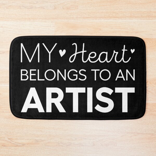 Item preview, My Heart Belongs To An Artist Cute Artist designed and sold by RareBunny.