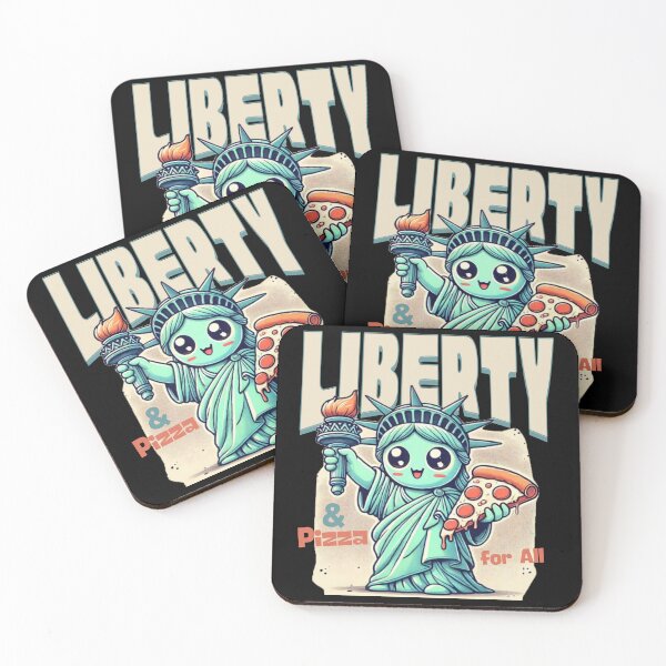 Item preview, Liberty and pizza designed and sold by Peerless-Prime.