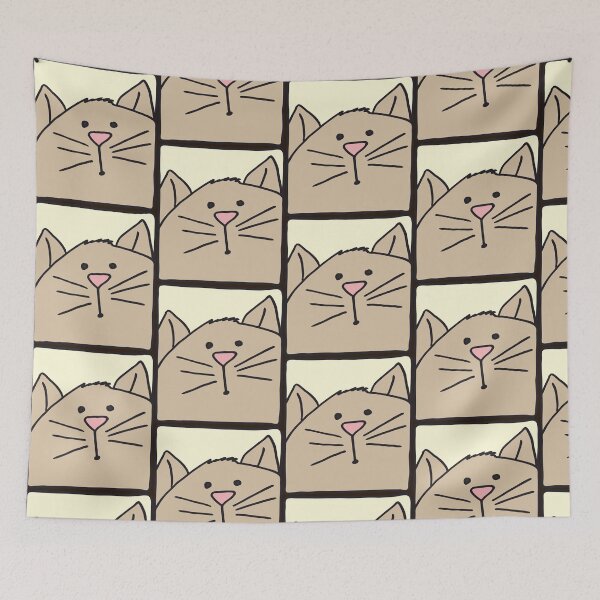 Item preview, cat head funny designed and sold by Veki5.