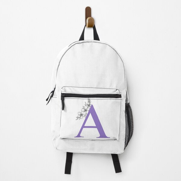 Item preview, A - Botanical Monogram - Lavender designed and sold by The Pharma Chemist.