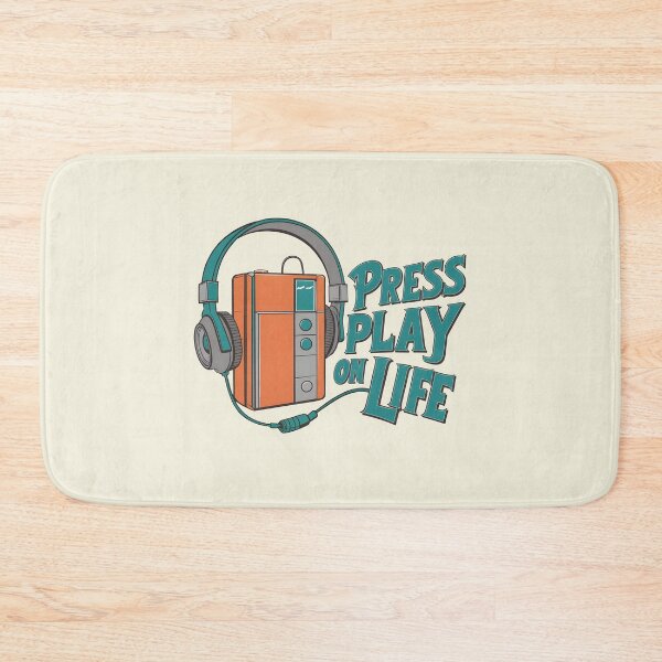 Item preview, Press Play on Life Walkman  designed and sold by Jollys-ArtShop.
