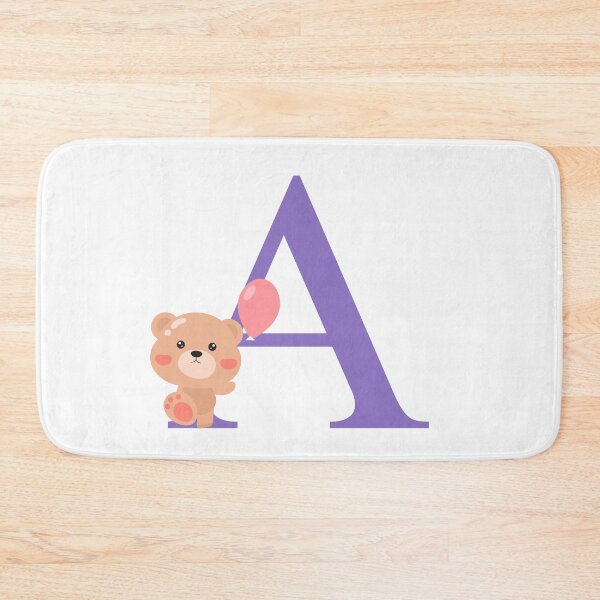 Item preview, Letter A - Cute Monogram - Teddy Bear designed and sold by The Pharma Chemist.
