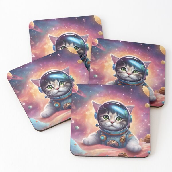 Item preview, Cosmic Kitty designed and sold by Pixel Press Prints.