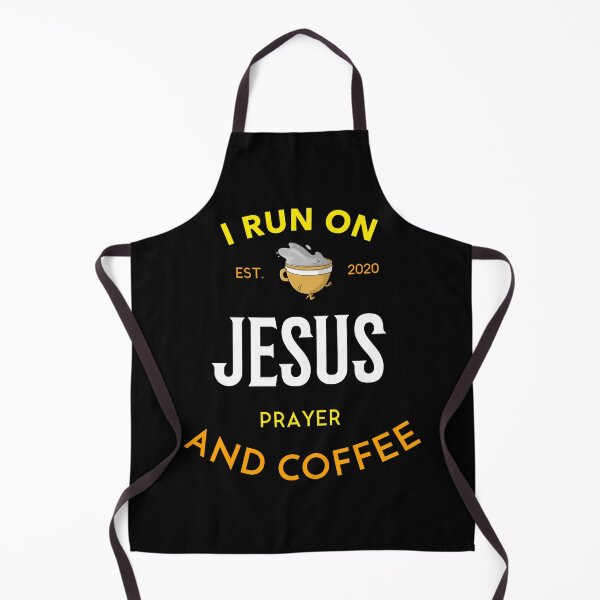 Item preview, Coffee and Jesus - I Run on Coffee and Jesus - Christian quote designed and sold by Luvjesus2.