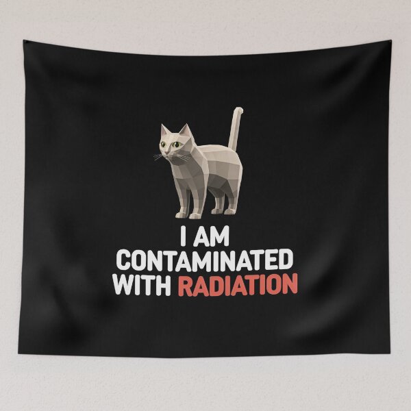 Item preview, I Am Contaminated With Radiation - This funny gift is perfect for fans of dark humor, sci-fi aesthetics, and unique radioactive-themed designs. designed and sold by ZyziowskyArt.