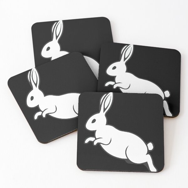 Item preview, Jumping Bunny White Rabbit designed and sold by Getup-clothing.