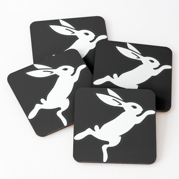 Item preview, Jumping Bunny White Rabbit designed and sold by Getup-clothing.