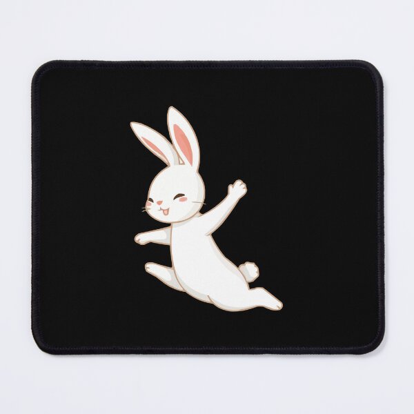 Item preview, Jumping Bunny White Rabbit designed and sold by Getup-clothing.