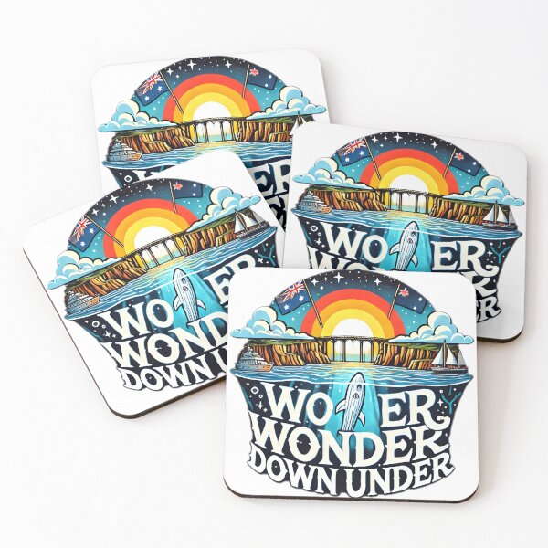 Item preview, Wonder Down Under Sticker designed and sold by NCNGDESIGN.