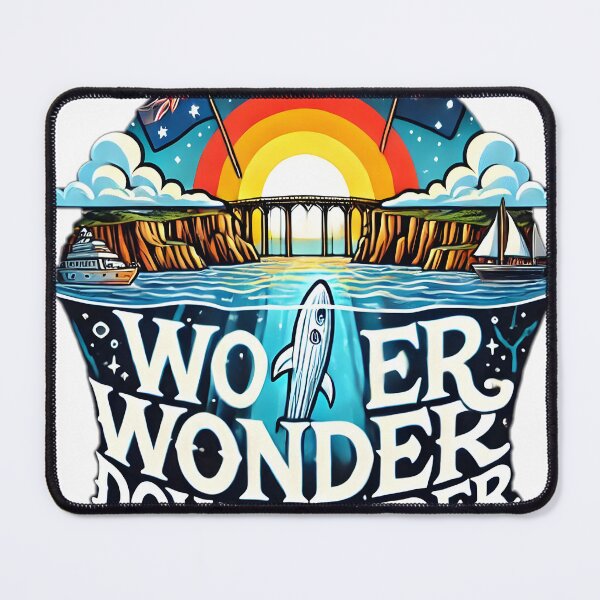 Item preview, Wonder Down Under Sticker designed and sold by NCNGDESIGN.