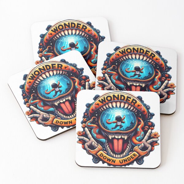 Item preview, Wonder Down Under Sticker designed and sold by NCNGDESIGN.