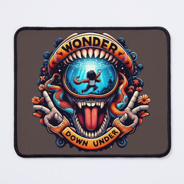 Item preview, Wonder Down Under Sticker designed and sold by NCNGDESIGN.